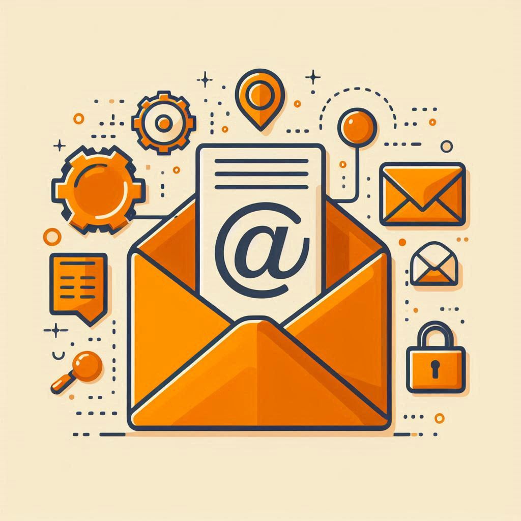 Email features illustration